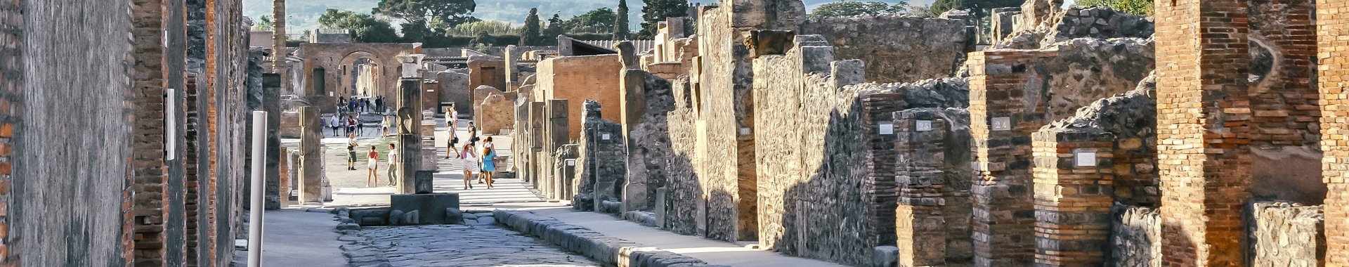 Vista di Pompei