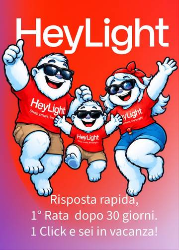🔝 Prenota la tua vacanza con Heylight fino a 12 rate!