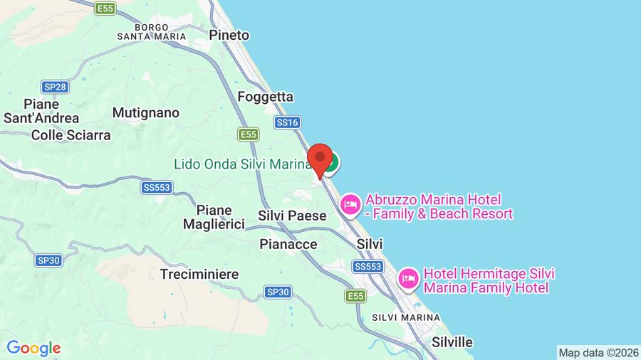 Mappa HG Hotel Orizzonte