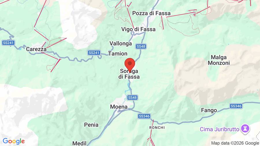 Mappa Avisio Park Hotel