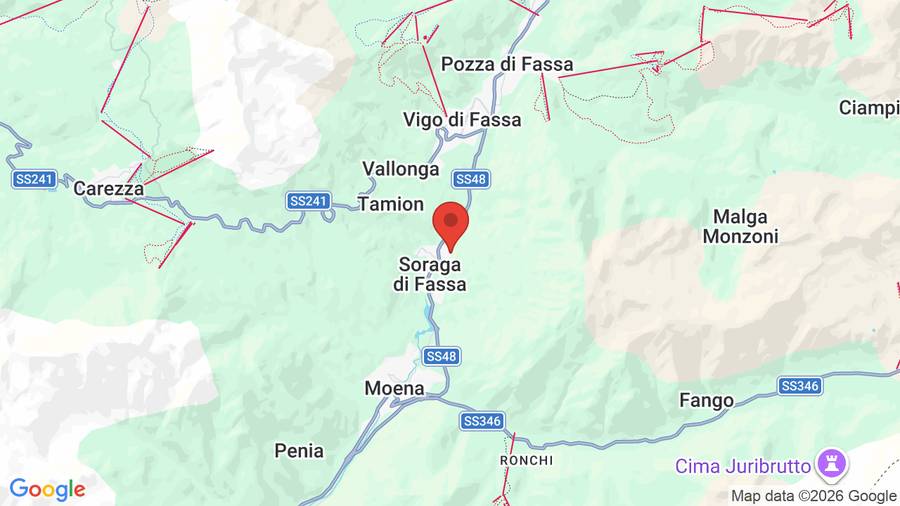 Mappa Hotel La Molinella