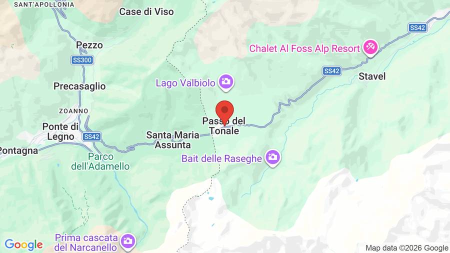 Mappa Albergo Sciatori