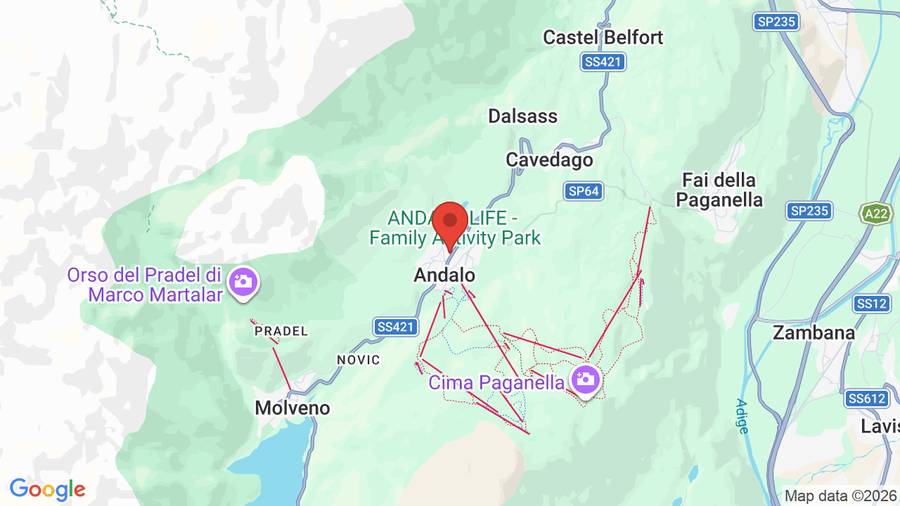 Mappa Hotel La Bussola