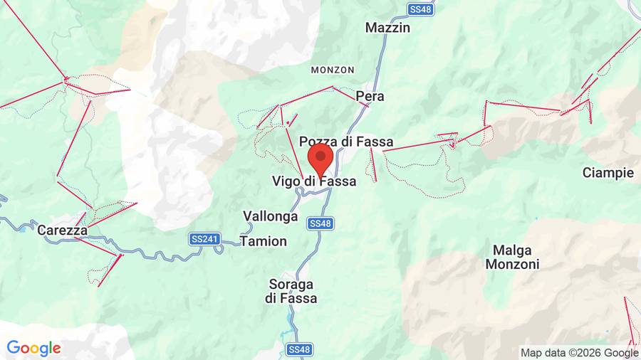 Mappa Ciampedie Luxury Alpine Spa Hotel