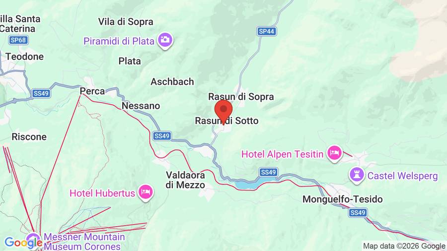 Mappa Hotel Brötz