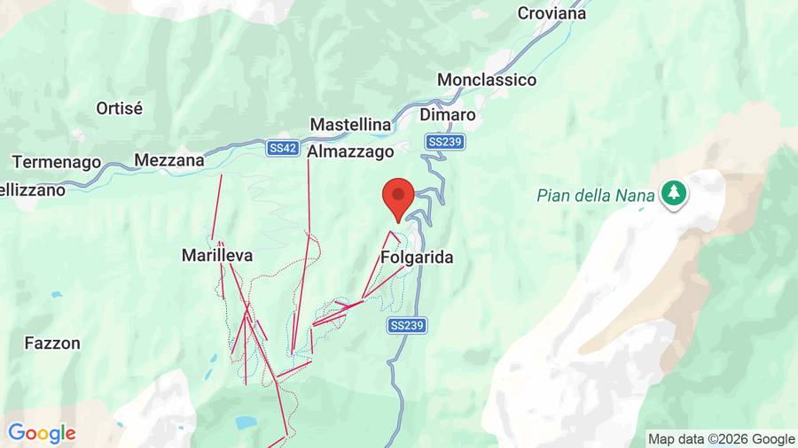 Mappa Smart Hotel Folgarida