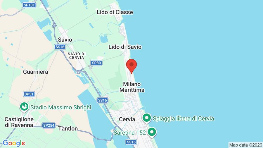 Mappa Hotel King Azzurro Club Vacanze