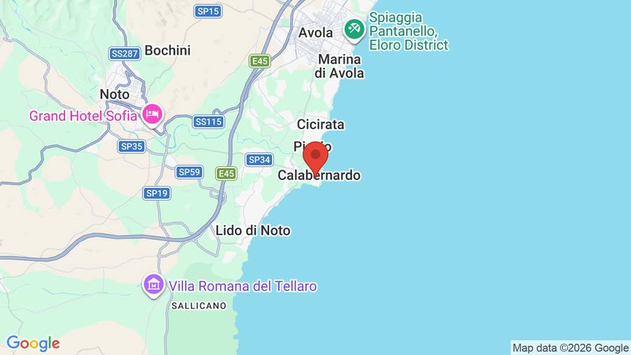 Mappa Calabernardo Resort