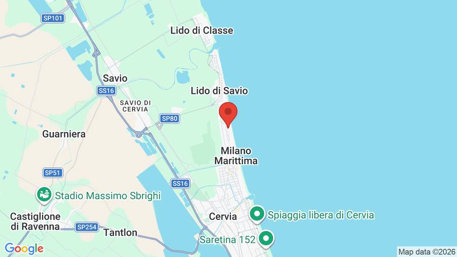 Mappa Hotel Mirage