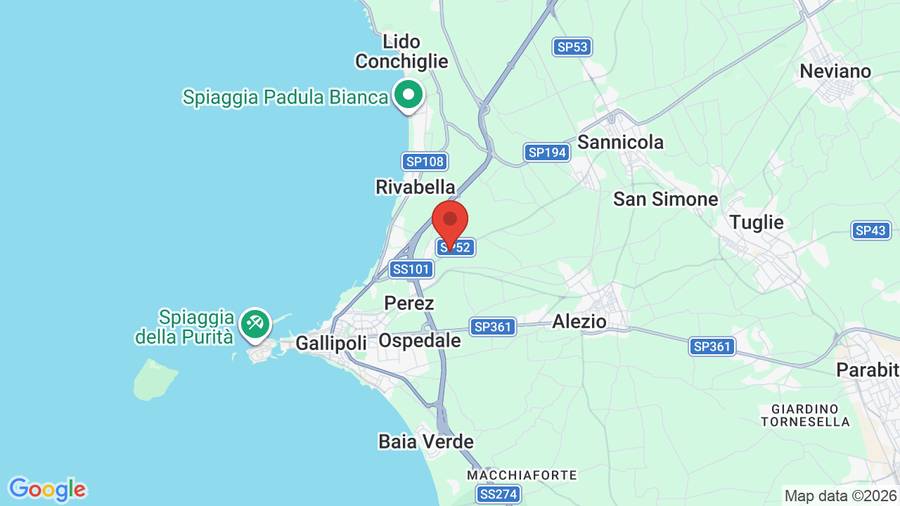 Mappa GH Gallipoli Resort