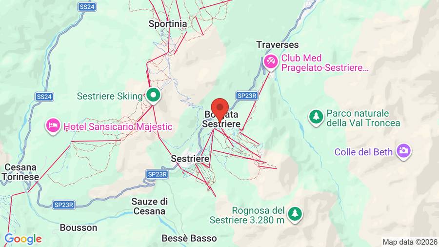 Mappa Residence Nube d'Argento