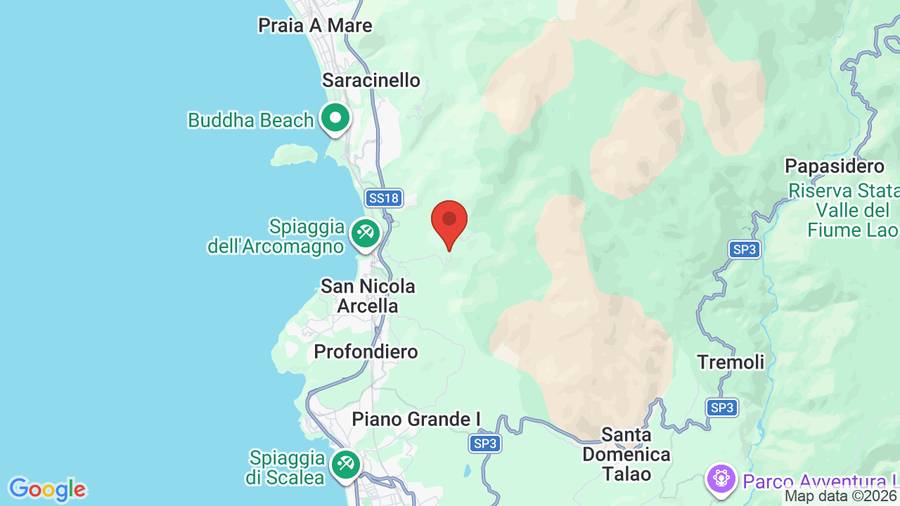 Mappa AH Hotel Club Baia di Dino