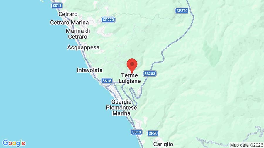 Mappa Hotels Group Terme Luigiane