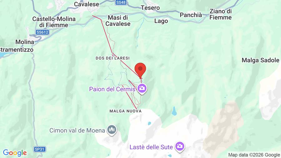 Mappa Eurotel Cermis