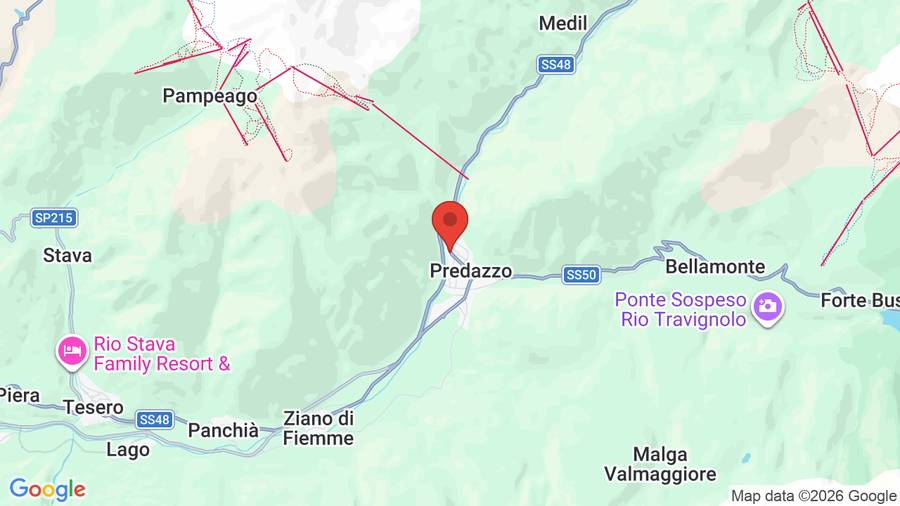Mappa Hotel Villa Melì