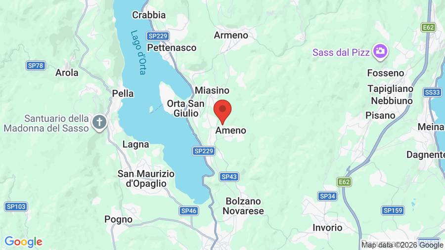 Mappa Albergo Ristorante Monterosa