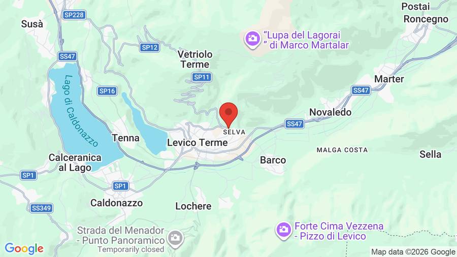 Mappa Hotel Ristorante Scaranò