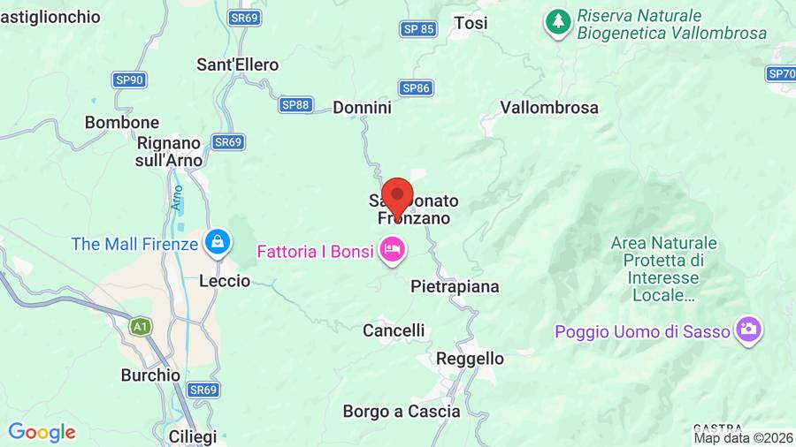 Mappa Fattoria degli Usignoli
