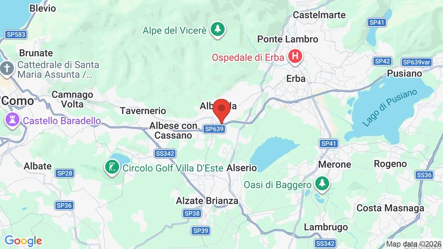 Mappa Albavilla Hotel & Co.