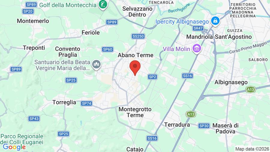 Mappa Hotel Firenze Terme