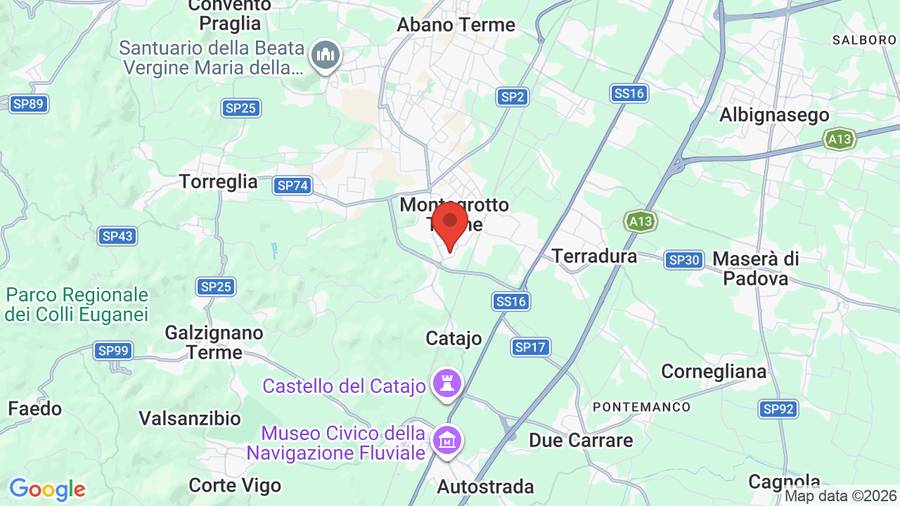 Mappa Hotel Terme Marconi