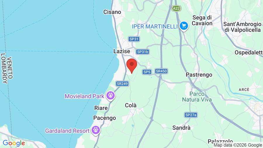 Mappa Hotel Bella Lazise