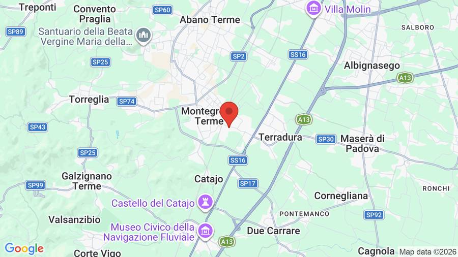 Mappa Hotel Terme delle Nazioni