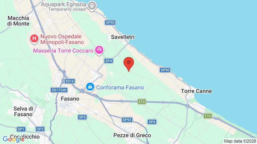 Mappa Masseria San Leonardo