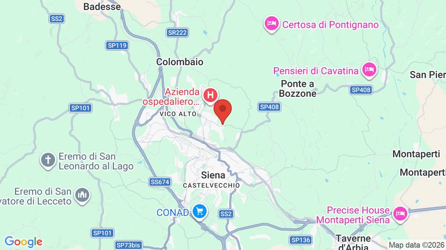 Mappa Villa Scacciapensieri