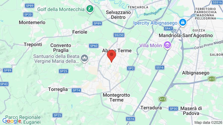 Mappa Abano Grand Hotel