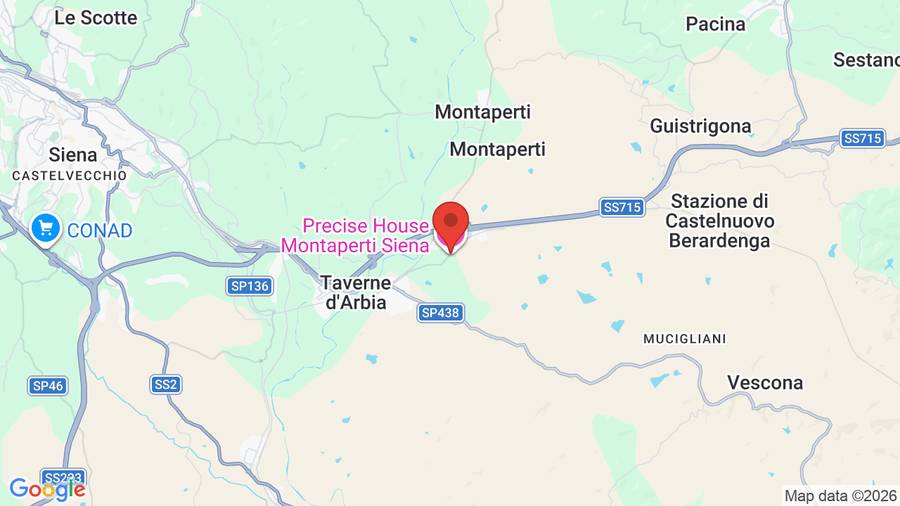 Mappa Precise House Montaperti Siena