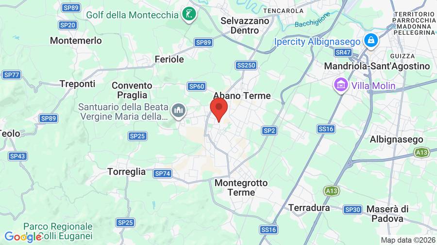 Mappa Hotel Terme Due Torri