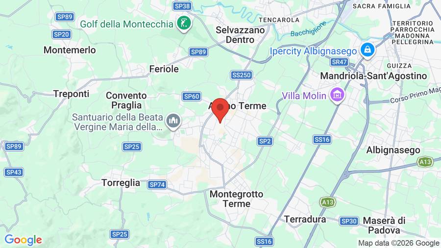 Mappa Hotel Terme Internazionale