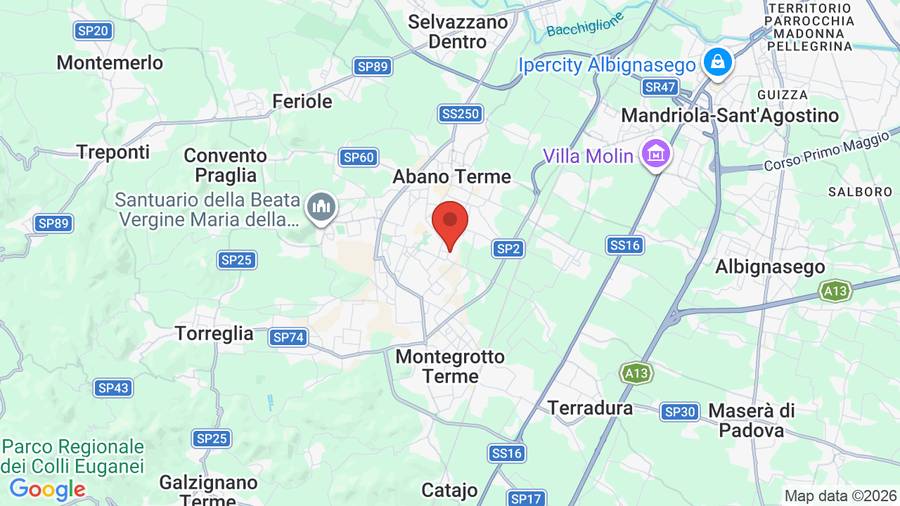 Mappa Hotel Terme Metropole