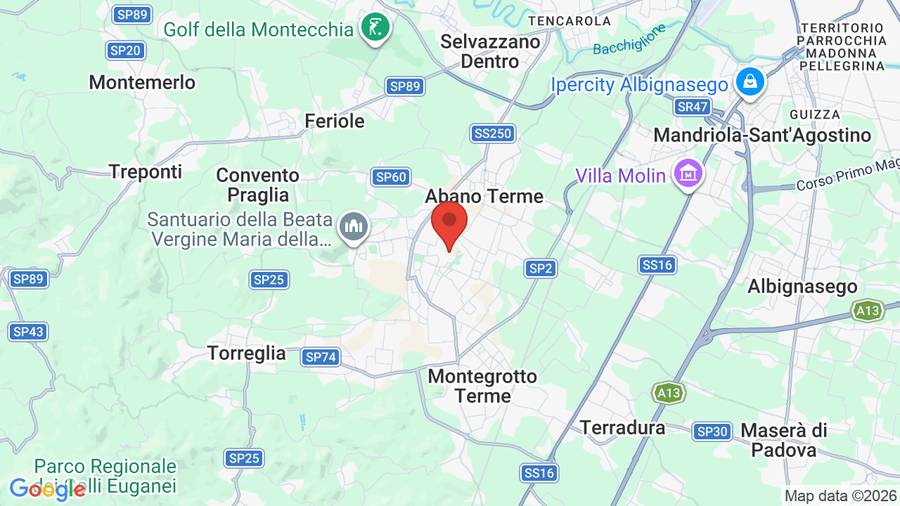 Mappa Grand Hotel Trieste & Victoria
