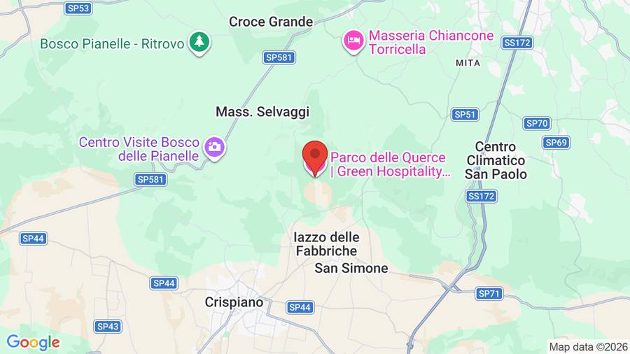 Mappa Parco delle Querce