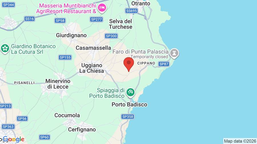 Mappa Masseria Panareo