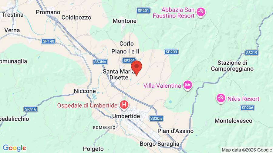 Mappa Borgo Pulciano