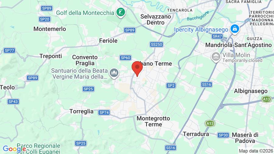 Mappa Hotel Terme Bristol Buja