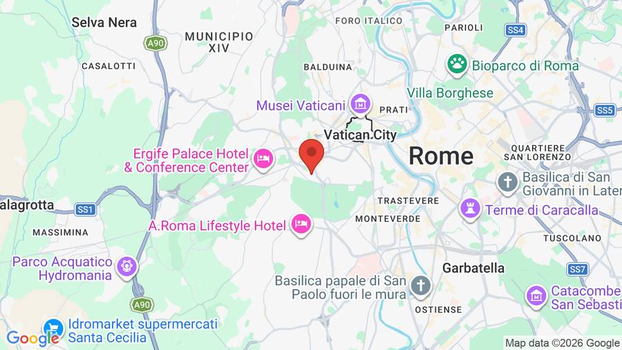 Mappa Cardinal Hotel St. Peter