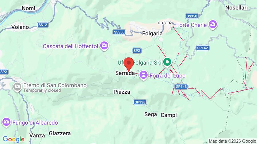 Mappa Hotel Martinella