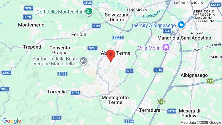 Mappa Hotel Principe Terme