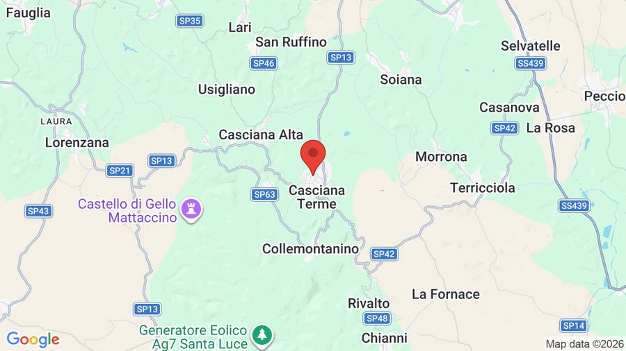 Mappa Albergo Stella