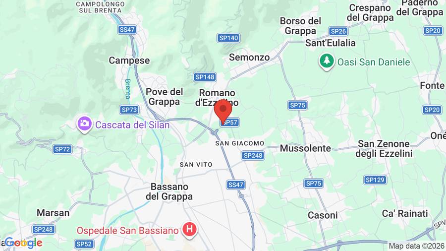 Mappa Villa Stecchini