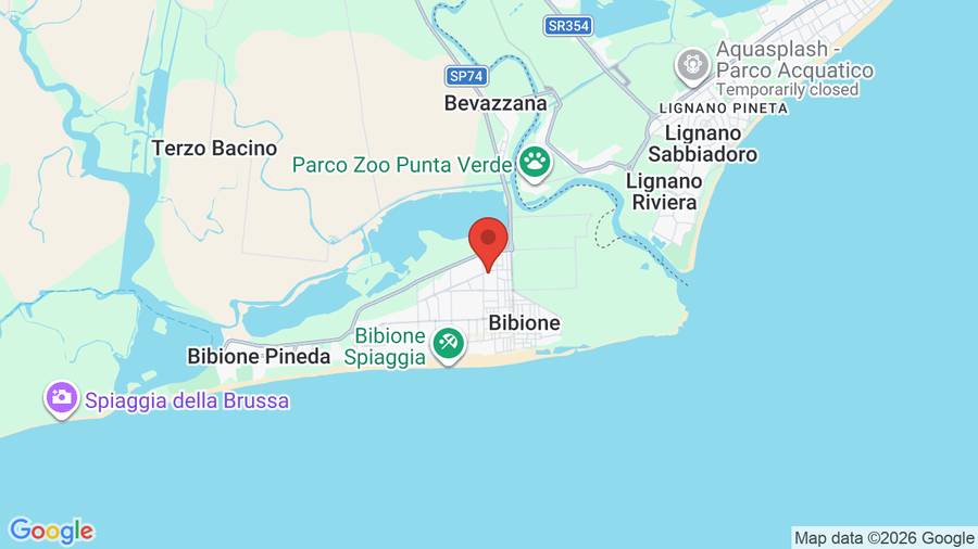 Mappa Villaggio Planetarium Resort