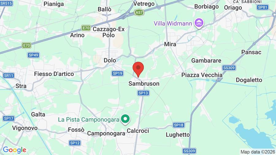 Mappa Hotel Villa Martin