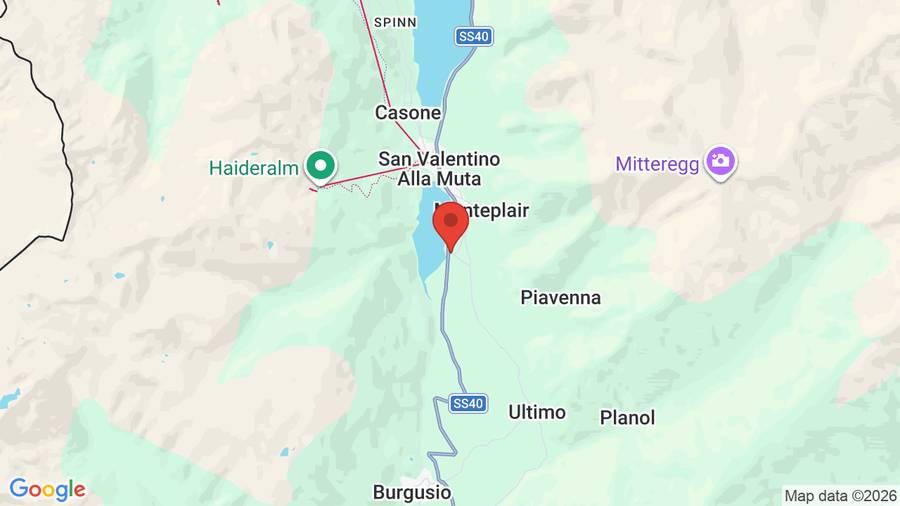 Mappa Hotel Alpenrose