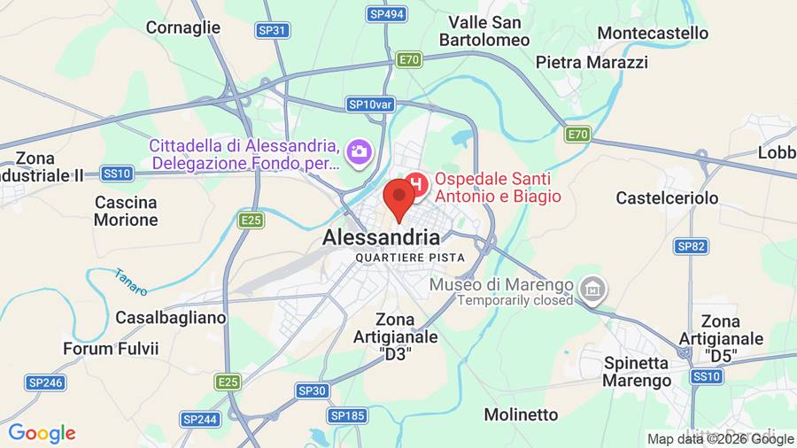 Mappa Hotel Alli Due Buoi Rossi