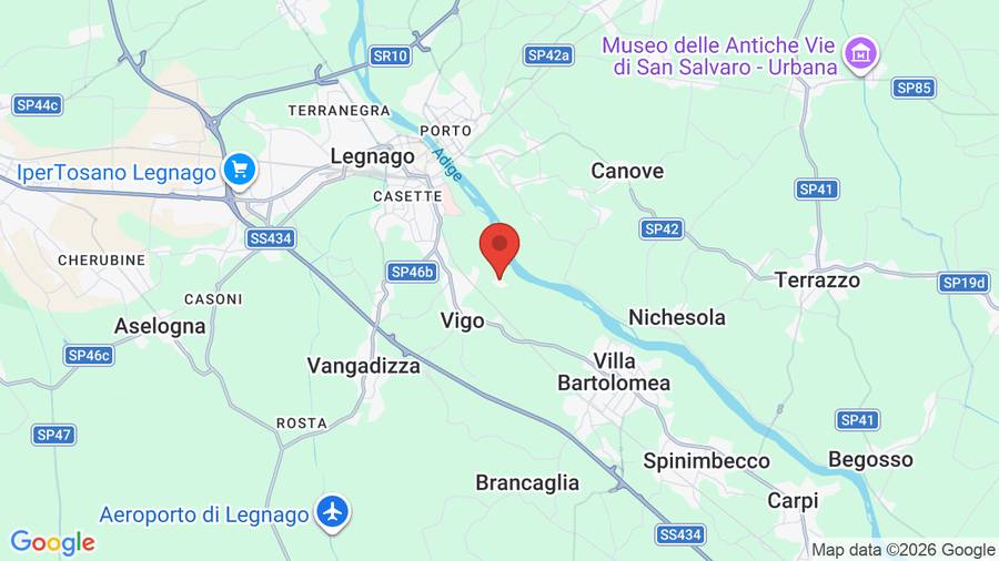 Mappa Agriturismo Tre Rondini