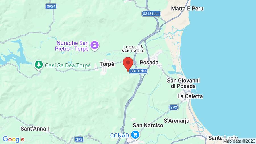 Mappa Tenuta Su Vrau
